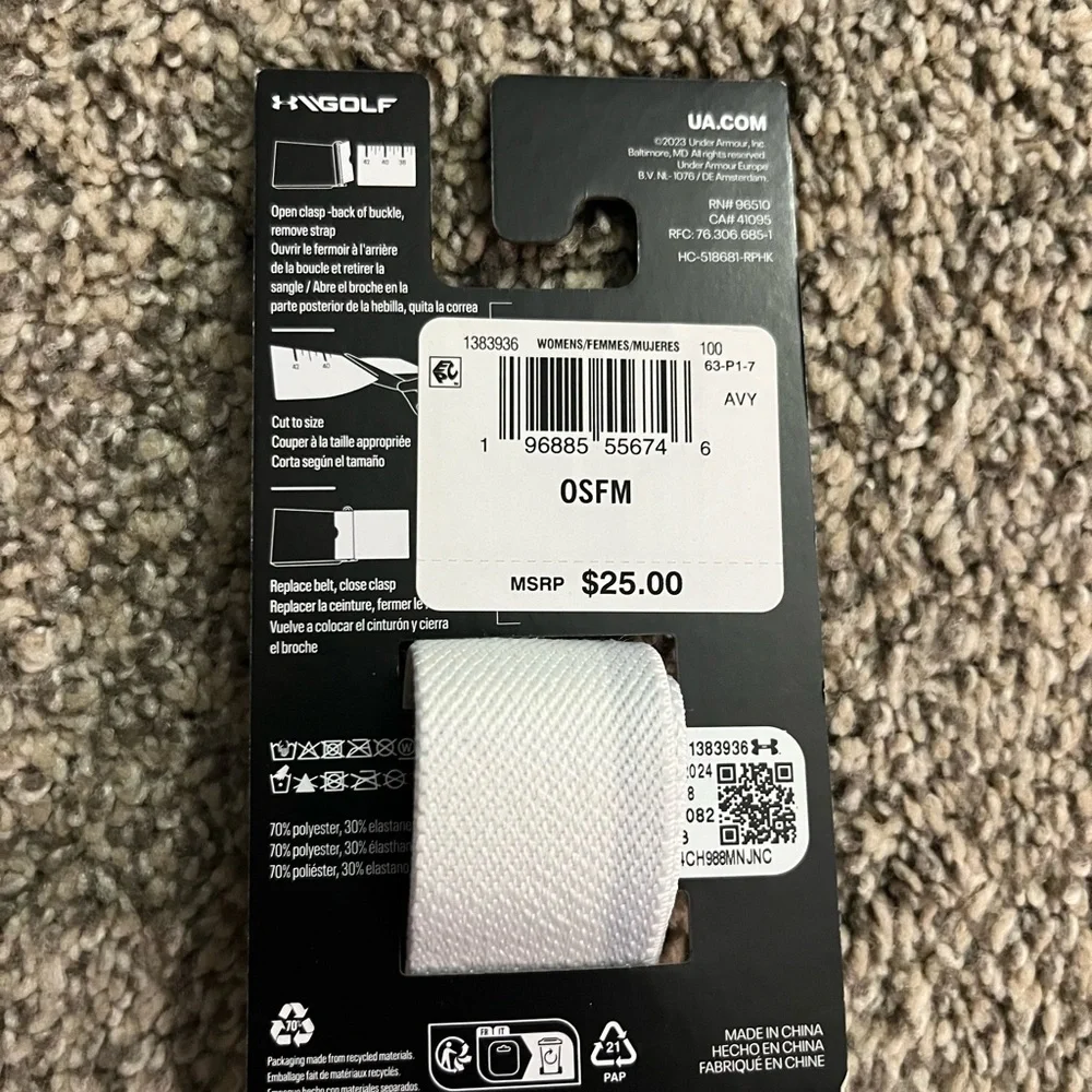 Under Armour Women’s Golf Belt